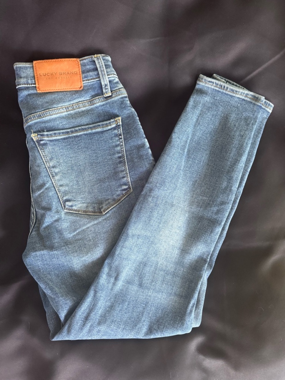 Lucky Brand Women's High Rise Skinny Jeans in Light Blue Wash